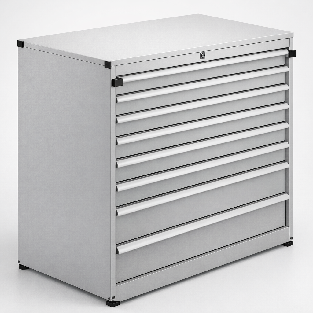 Workshop cabinet Szw 305 - organised tools, components and service equipment