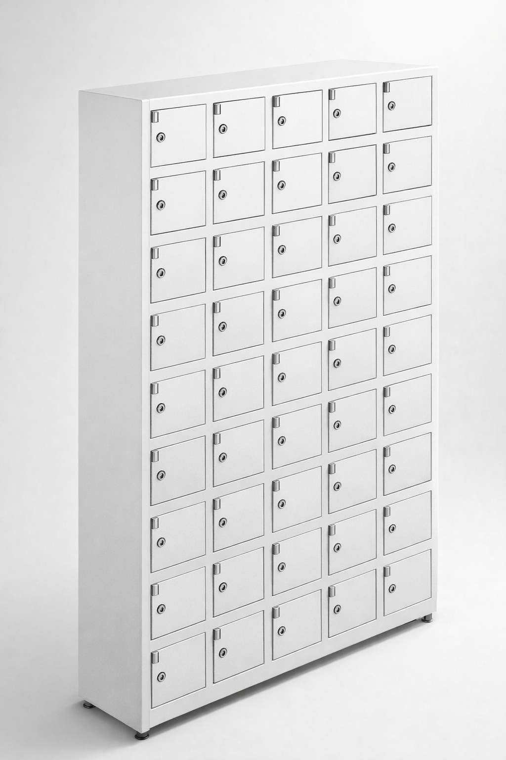 Mobile phone storage cabinet WSS 55 - controlled deposit of mobile devices in shared