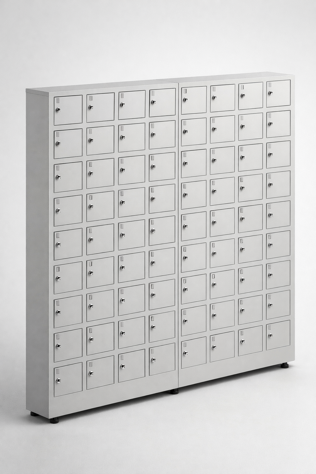 Mobile phone storage cabinet WSS 80 - controlled deposit of mobile devices in shared